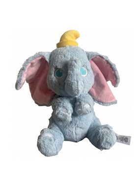 Disney Dumbo Plush Baby Elephant Yellow Hat Stuffed Animal Toy Disney Store